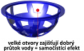 Planet Bio se vyznačuje dobrou samočistící schopností díky velkým otvorům