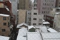 Ale co to vidím, Tokyo je pokryto sněhovým popraškem - počasí je tu opravdu velmi proměnlivé ...