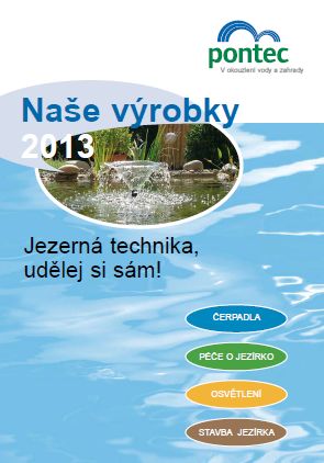 Pontec katalog jezírkové techniky 2013