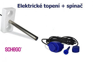 Set topení + spínač SCHEGO