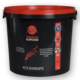 Akita premium KOI Shrimps z krevet volně odlovených v přírodě pro excelentní vybarvení a výrazný růst KOI